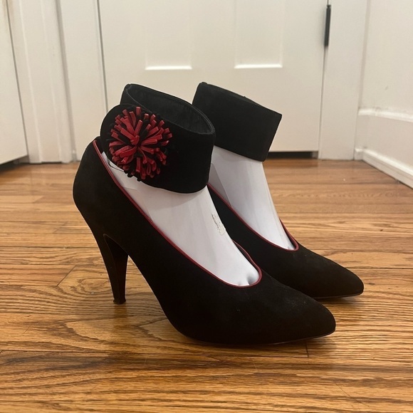 Antonio da Pescara Womens Stiletto Flamingo Shoes Size 8 Leather - Picture 1 of 9